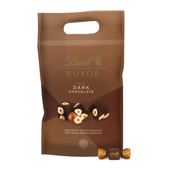 Lindt - NUXOR Maxi Sachet - Dark Chocolate and Whole Hazelnuts, 700g
