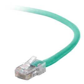 Belkin A3L791-01-GRN-S 1-Foot CAT5e Snagless Patch Cable (Green)