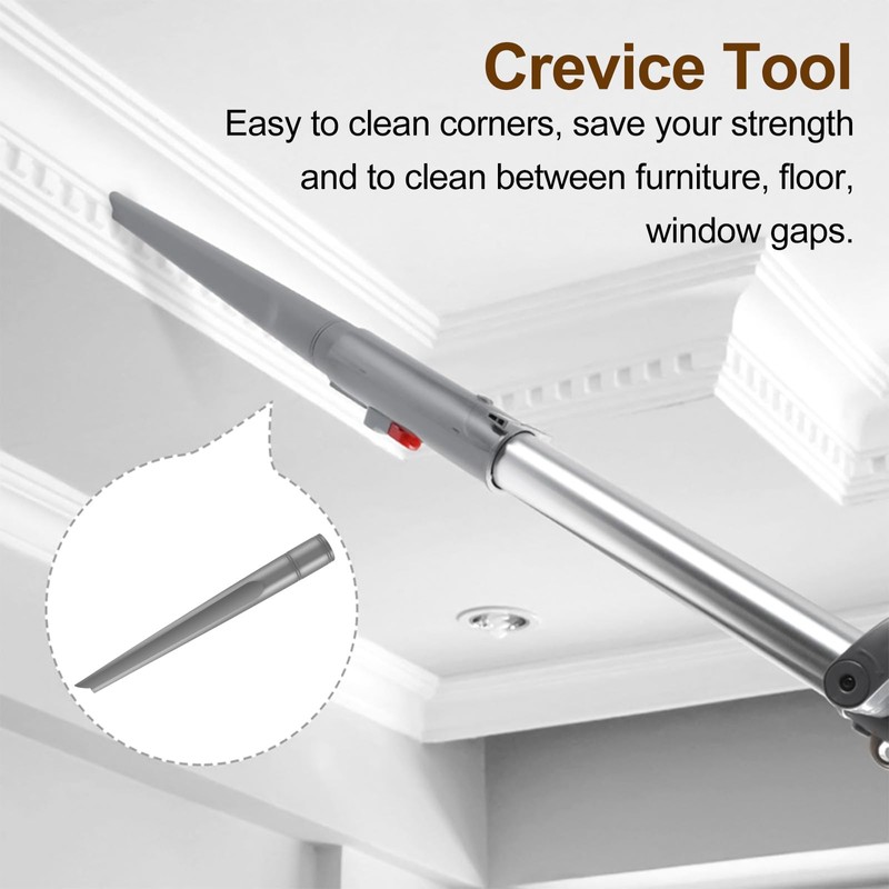 Crevice Tool and Dust Brush Upholstery Tool Compatible with Shark