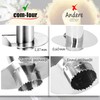 com-four® Pineapple Cutter 3 in 1 - Stainless Steel Pineapple