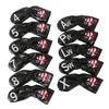 Leather Golf Club Iron Head Covers 11 Piece Set USA