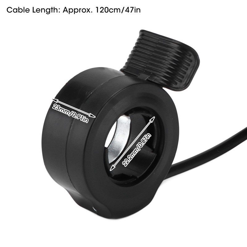 Thumb Throttle Plug 3Pin Left Right Waterproof for Electric Mountain