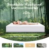 King Mattress Protector, Waterproof Mattress Pad Washable Rayon Mattress Cover