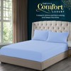 Sunshine Comforts Microfiber Fitted Sheets King Size Breathable, Anti Wrinkle