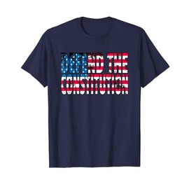 Vintage US Flag Graphic - Defend The Constitution T-Shirt