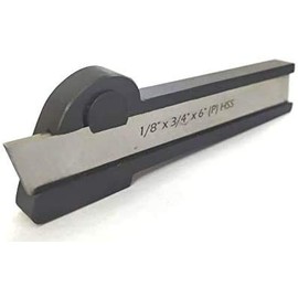 Lathe Cut off Parting Tool Holder 1-1/8" Width & HSS Blade 1/8" x 3/4" x 6"