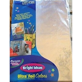 Reynolds 6 Reynold's Creative Bright Ideas Ultra Foil Colors Metallic Paper Wrap - Silver