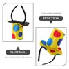 TOYANDONA Clown, cappello da clown, costume di carnevale, divertente performance,