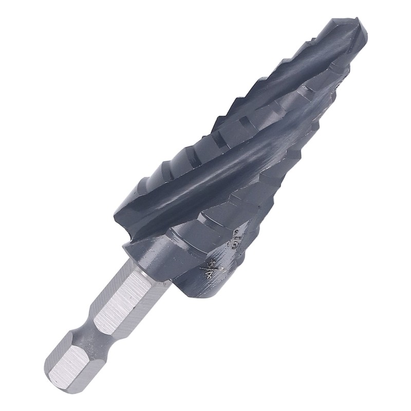 1/4in Shank Spiral Groove Step Drill Bit M35 Cobalt 4