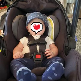 PythJooh Baby Girl Boy Smile Face Sun Hat Baseball Caps Toddler Kid Spring Summer Cute Bear Ears Sun Protection Hats for 6-24Months Dark Blue