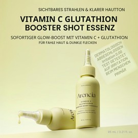 Arencia Vitamin C Glutathione Booster Essence, Face Essence with Niacinamide, Care for Dark Spots, 95 ml