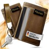 Fibonex Magic Wallet Leather Wallet with Coin Compartment - Slim