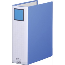 KINGJIM Vertical King File GX A4 Size, Double Opening, Blue