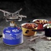 Mini Stove Burner Camping Gas Stove Picnic Round Stove Titanium