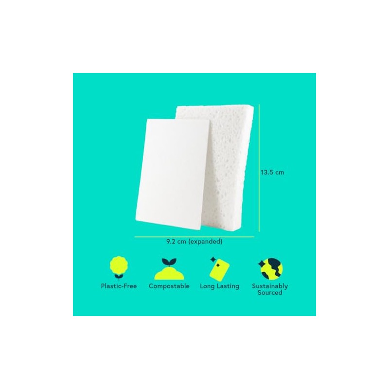 Seep Pop-up Eco Cleaning Sponges - For Kitchen Bathroom Dishwashing