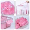 KEYVOZ Snackle Box Container with Lid- Travel Charcuterie Box with