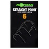 Korda Straight Point Micro Barbed Qty 10 (Size 6)