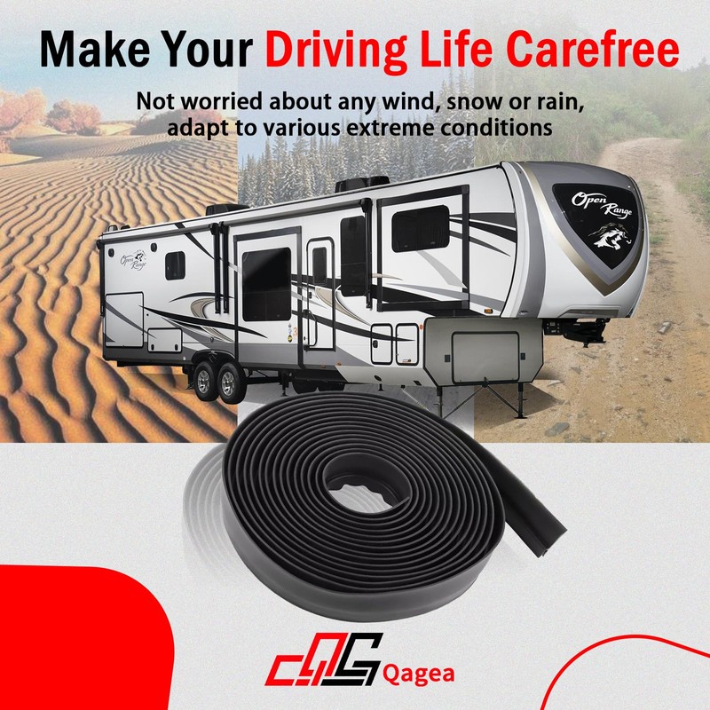 Qagea 018-546 RV Slide Out Clip Rubber Seal Weather Stripping