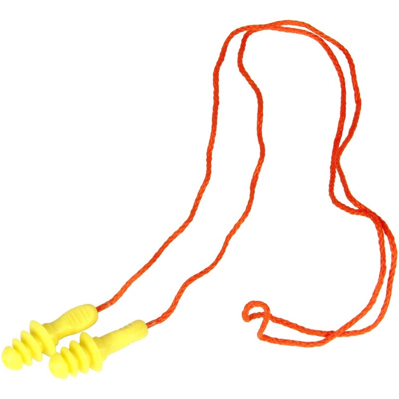 SK11 SEP-3-1P Rubber Ear Plugs with String 1 Pair Storage