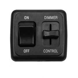 12V DC LED RV Dimmer Light Toggle Switch 60W, High Side Dimmer Light Interior Switch Fit for Dimmable LED Halogen, Incandescent - RV Auto Truck Marine and Strip Lighting