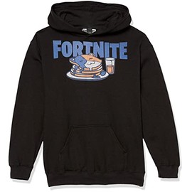FORTNITE Cat Pancakes Youth Pullover Hoodie Black