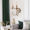 Sedelan Crystal Wall Sconce 2-Lights, Antique Wall Sconces Indoor, Brass