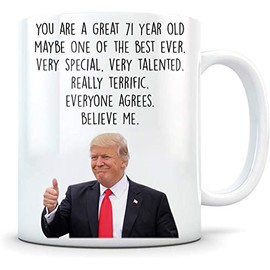Funny 71st birthday gift, 71st birthday mug, 71 year old birthday gifts, happy 71st birthday, 71st bday party, 71st birthday gag