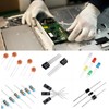 MELIFE 1400Pcs Basic Electronics Component Assortment Kit, Electrolytic Capacitor, Ceramic