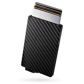 Zepirion Credit Card Case, Men’s, Women’s, RFID Blocking, Magnetic Field Protection, Sliding, Slim, Thin, Aluminum, Carbon Model