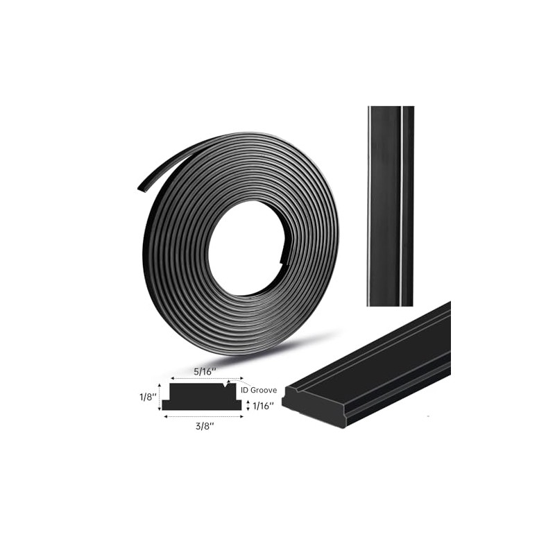Magnetic Strips for Shower Door 3/8" Width X 1/8" Thickness,Framed