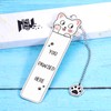 Cat Lover Gifts for Women Cute, Book Accessories, Cat Bookmark,