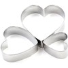 GOOD STUFF Set of 3 Steel Heart Shaped Cookie Cutters
