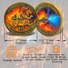 Firefighter Challenge Coin 911 Memorial Control the Chaos One Line