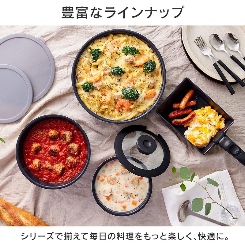 Iris Ohyama Egg Pan, Egg Fry Pan, IH Gas Fire,