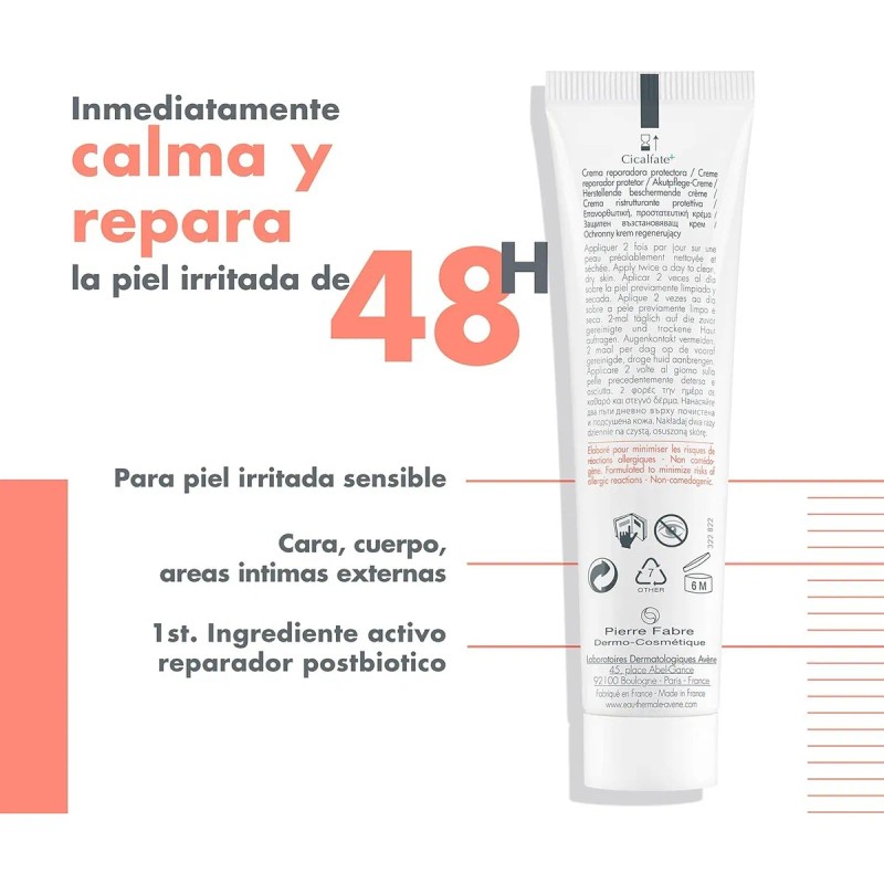 Avene Cicalfate Crema Reparadora Sensible