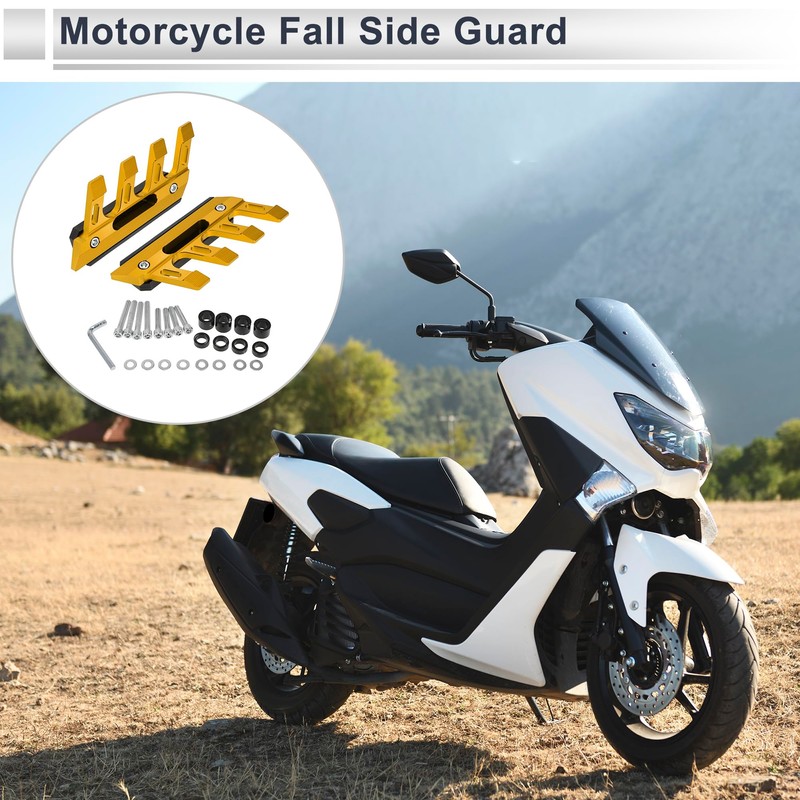 RATCHROLL 1 Set Motorcycle Fall Side Guard Front Fork Protector