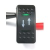 (HO #23) MOMENTARY Rocker Switch; 7 Pins; DPDT, 20A 12vdc,