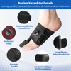 PNGOS Hallux Valgus Correction for Right, Adjustable Button, Hallux Valgus