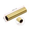 sourcing map sourcing map Brass Round Tube, 8mm OD 0.5mm