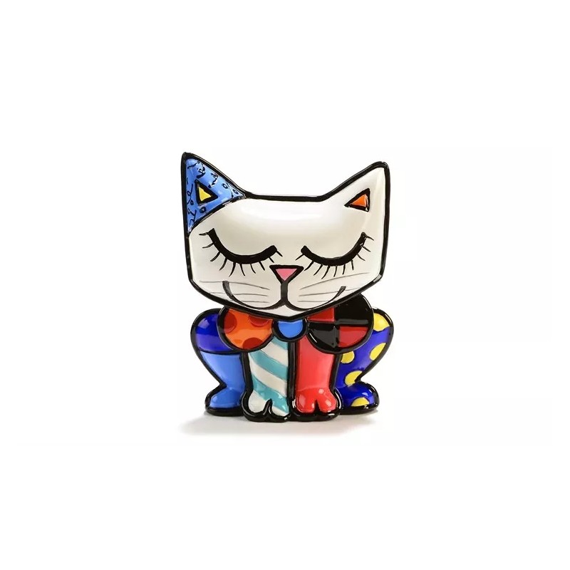 ROMERO BRITTO CAT MINI MINIATURE FIGURINE