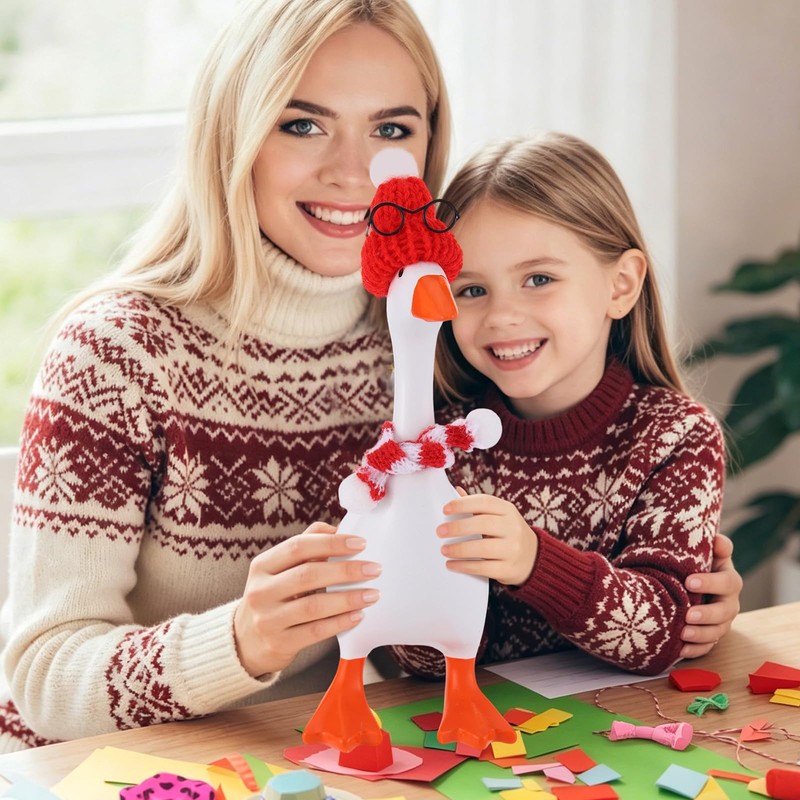 12 Set Desk Goose Outfits, Mini Desk Goose Clothes with