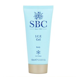 SBC Skincare I.C.E. Gel - 100ml | Cooling Relief for Tension and Fatigue | Cooling Gel with Camphor and Menthol | Vegan Friendly Sports Gel | Energising Cooling Gel