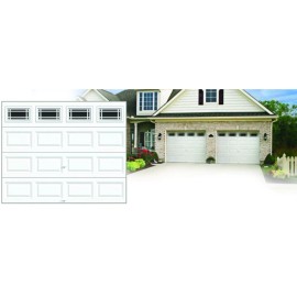 Clopay Ideal Holmes IDEAL Prairie 510 Window Inserts /Short Panel Garage Door SANDTONE
