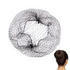 200Pcs Hair Nets, Invisible Nets Black Elastic Hair Mesh Edge,