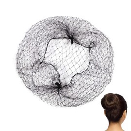 200Pcs Hair Nets, Invisible Nets Black Elastic Hair Mesh Edge, Suitable for Ballet, Dance, Nurse and So (Black)
