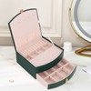 Jewelry Box Double Layer Multifunction High Capacity Jewelry Storage Case