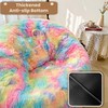 MEGO 5FT Giant Faux Fur Bean Bag Chair Cover (No
