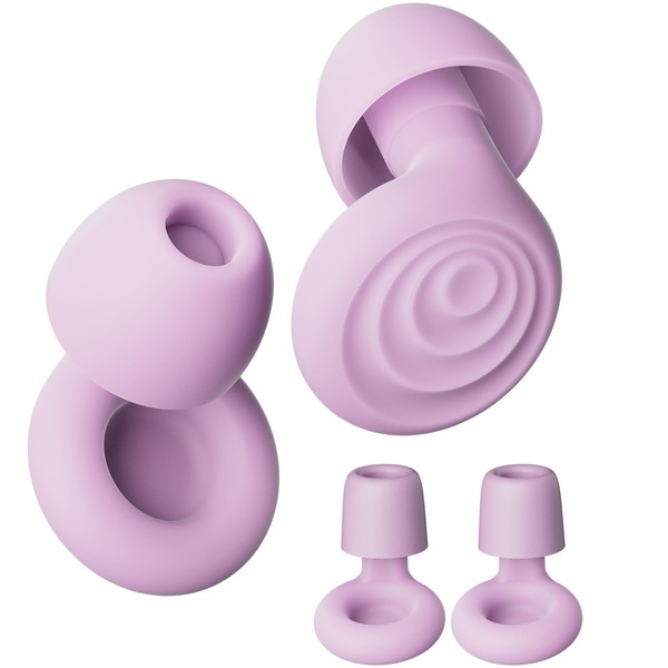Yawsoy Ear Plugs for Sleeping Noise Cancelling, Reusable Soft Noise