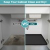Silicone Under Sink Mat 22" x 19", Under Sink Mats