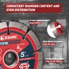 EZARC Diamond Cutting Discs, 125mm Segmented Diamond Cutting Blade for